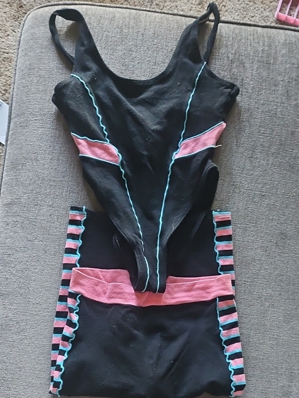 Vintage Workout Set 🩵🩷